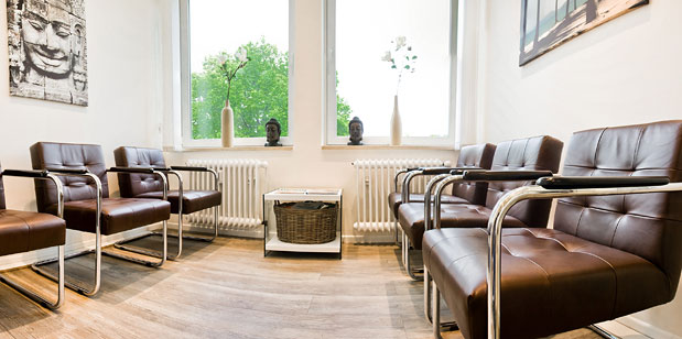 Wartezimmer in der Praxis